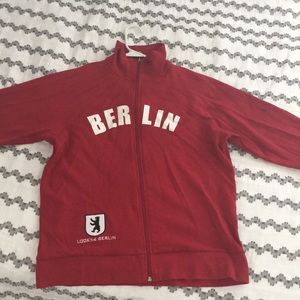 Look 54 red zip up jacket XL